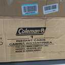 Coleman 6 Person Instant Camping Tent with 1-Minute Setup, Large Family Tent with Pre-Attached Poles, Air Vent, & Carry Bag, Sets Up in About 60 Seconds, Pfas-free