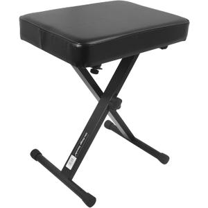 On Stage BP-010-BK Padded Keyboard Bench