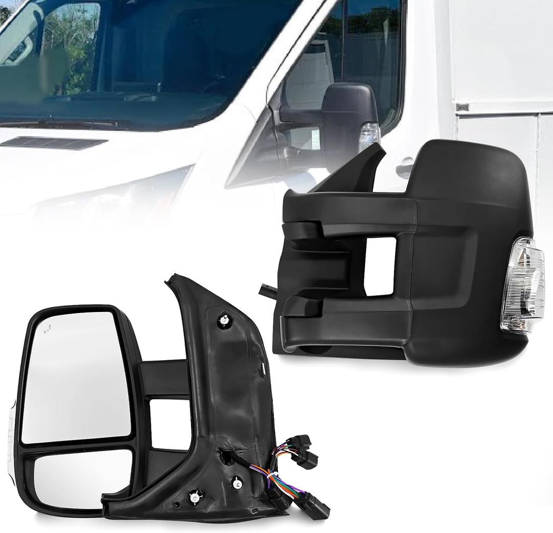 Left Side Tow Mirror Fits for Ford Transit 150 250 350 2020-2025