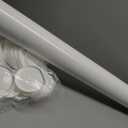 Partners Brand PP4048W Mailing Tubes with Caps, 4" x 48", White (Pack of 15)
