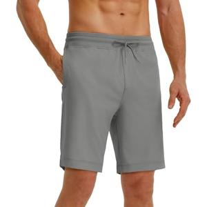 Rouen Golf Shorts Men Lightweight Drawstring 9 Inch Performance Dry Fit Sports Workout Men's Athletic Gym Shorts XL x 9