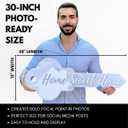 Labend Home 30" Large Sold Sign Key-Shaped - Double-Sided Home Sweet Home Real Estate Photo Prop - Closing Gift for Realtors & New Homeowners - Corrugated Plastic