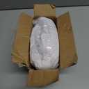 Twin Size Box Spring Cover with Smooth and Elastic Woven Material, Alternates for Bed Skirt, Wrinkle & Fading Resistant, Washable, Dustproof, White