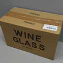 C CREST Glasses Set of 8, 12oz, Lead-free, Clear, Durable Glassware