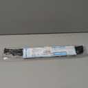 Black Spring Curtain Tension Rod 18-39 inch,Small Tension Rod for Windows,No Drilling Spring Tension rod,Adjustable Curtain Rod Tension Rod