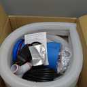 300 GPH ETL Certified Pool Filter Pump for Small Above Ground Pool | Pool Cartridge Filter Pump System with GFCI, Safety & Reliable Water Circulation Pumps - Rapidly Capture Debris - Dark Blue