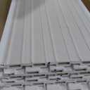 Art3d Slat Wall Panels, WPC Soundproof 3D Wall Paneling for Interior Wall Decor, TV Background, 8-Pack 96 x 6 in. Off-White