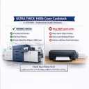 Extra Heavy Duty 140lb Cover Cardstock - Bright White - 379gsm 18pt Thick Paper - 8-1/2" x 11" (50 Sheets Pack)