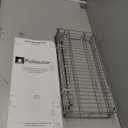 Pulloutor Pull Out Cabinet Organizer,Slide Out Kitchen Cabinet Storage Shelf and Drawer Organizer NEED 12" W and 22" D Cabinet, Chrome Finish (11 * 21 in)