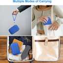 Canboc Carrying Case for Kodak EKTAR H35/ H35N/ Kodak Snapic A1 Film Camera, H35/ Snapic A1 Film Camera Bag, Zipper Mesh Pocket fits Batteries, USB Cable, Blue (Case Only)