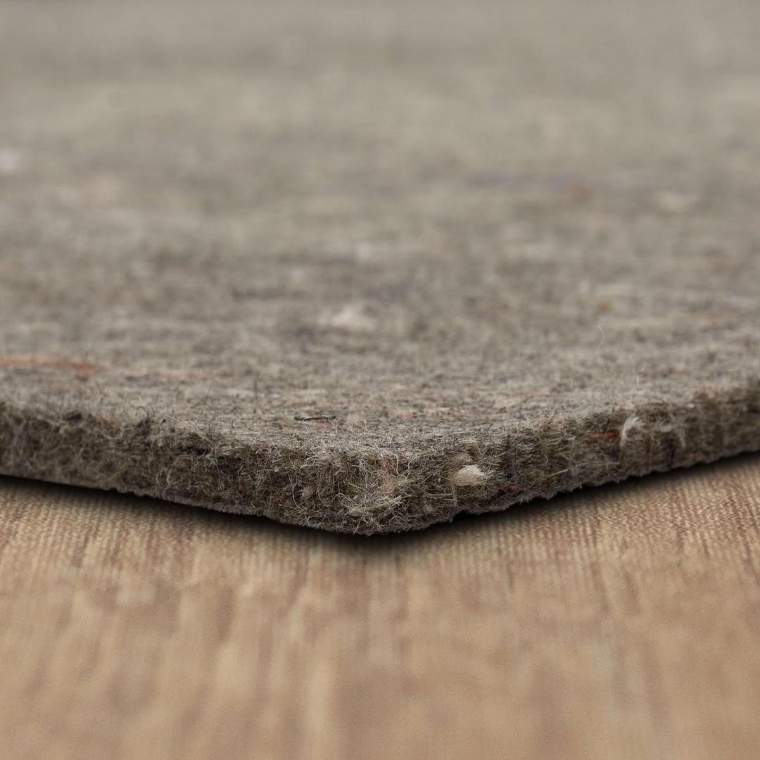 Mohawk Home 9' x 12' Non Slip Rug Pad Gripper 3/8 Thick Dual Surface Felt + Rubber Gripper - Safe for All Floors