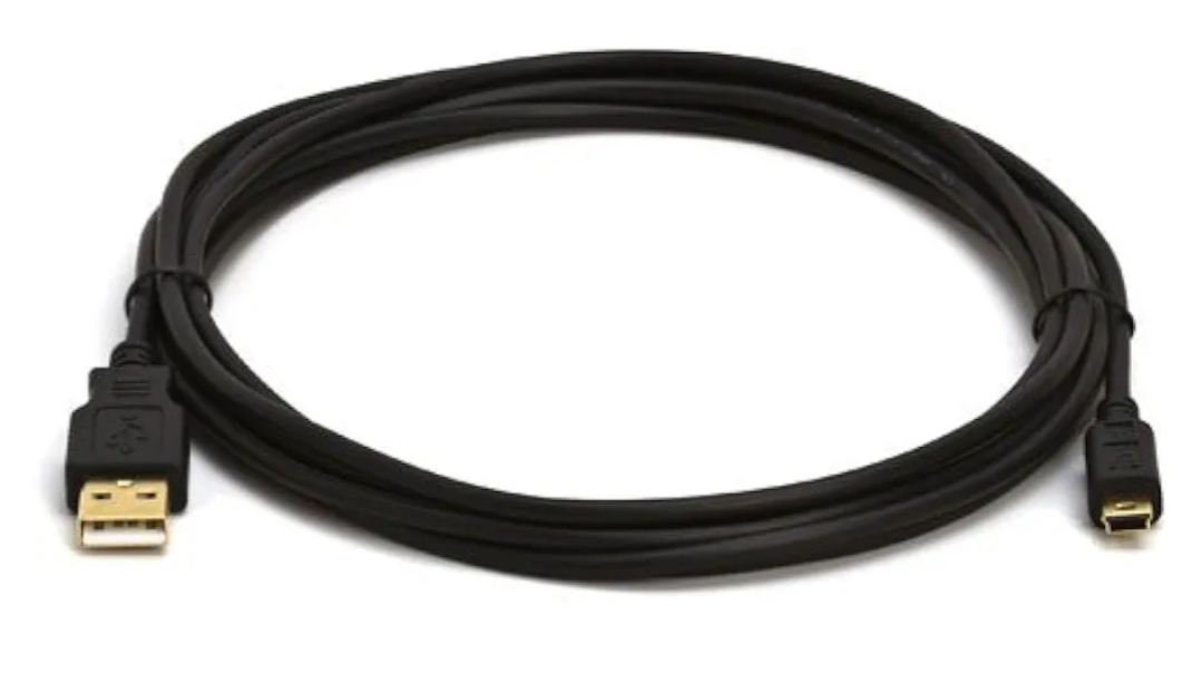 USB 2.0 A to 5-Pin Mini B Cable - 10 Feet for Canon PowerShot A1100 is