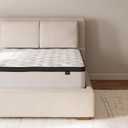 Signature Design by Ashley King Size Chime 12 Inch Medium Firm Hybrid Mattress with Cooling Gel Memory Foam for Pressure Relief