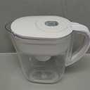 Brita Water Filter Pitcher for Tap and Drinking Water with 1 Standard Filter, Lasts 2 Months, 6-Cup Capacity, BPA Free, White