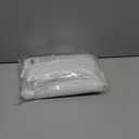 NICETOWN Sheer Canopy Bed Curtains Panels 216 - Home Decoration Sheer Voile Scarf Valance for Wedding (1 Panel, W60 x L216, White)