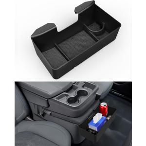 Center Console Hanging Organizer Box with Compartments Compatible with 2019-2026 Chevy Silverado/GMC Sierra 1500, 2020-2026 Silverado/Sierra 2500HD 3500HD Accessories (Split-Bench Folding Seat Only)