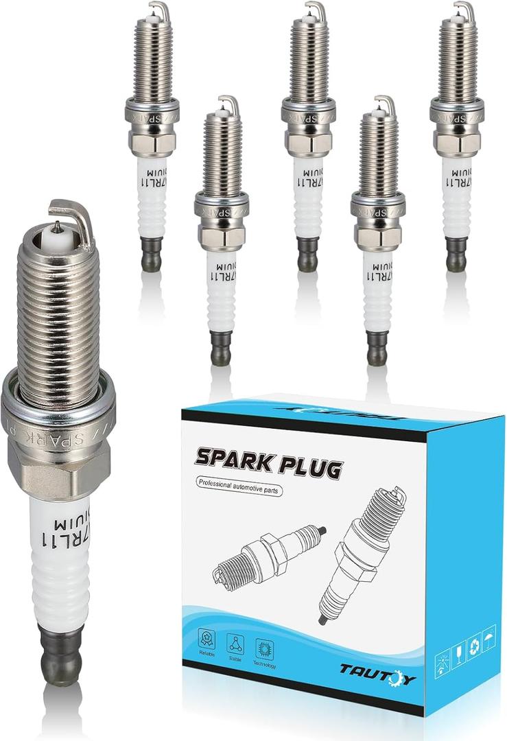 93501 LKAR7BIX-11S Spark Plugs Double Iridium 6PCS (3.5L V6) 2007-2020 For Nissan 350Z Altima Maxima Murano Pathfinder Quest,For INFINITI EX35 FX35 M35 Q50 Q70 QX60,Replace # 92274 92649