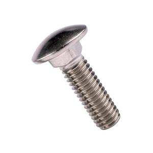 1/2-13 x 1-1/2" Carriage Bolts Screws, 18-8 Stainless Steel 304, Round Head, Square Neck, UNC Fully Machine Coarse Threaded,5Pcs