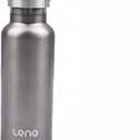 Stainless Steel Insulated Water Bottle, Double Wall, Wide Mouth, Leak Proof, Keep Drinks Cold and Hot, Sport & Camping Hiking Bottle with Handle (17, ounces)