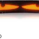 10L0L Golf Cart Devil Eyes Light Sign, Programmable Flexible Screen for Windshield, DIY Dynamic Programmable with App Control,Window Screens for Festivals, Daily