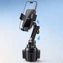 Lamicall Phone Holders for Your Car - [Thick Cases Friendly] Universal Adjustable Cell Phone Car Mount for Truck Golf Cart and All 4-7" inches Smartphones