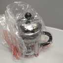 Bodum 17oz Chambord French Press Coffee Maker, High-Heat Borosilicate Glass, Polished Stainless Steel Made in Portugal