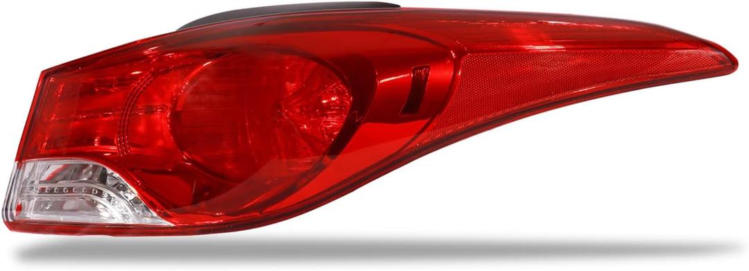 Tail Light Compatible With 2011 2012 2013 Hyundai Elantra Rear Right Passenger Side Taillight Replace HY2805119 (Outer Side)