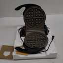 Presto 03510 Ceramic FlipSide Belgian Waffle Maker, Nonstick, Cool Touch Handles, Black