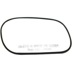 SCITOO Passenger Side Mirror Glass Fit For 1998-2010 For Ford CROWN VICTORIA W/O HEATED Chrome Convex Right Exterior Mirror Glass With Backing Plate RM22103-12P
