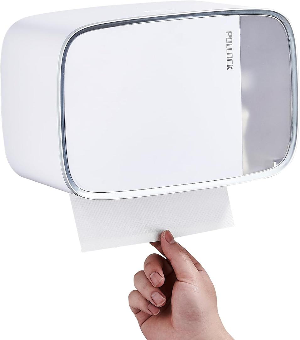 Paper Towel Dispenser Holder Wall Mount,Commercial Paper Towel Dispenser Multi-fold Trifold C Fold,Hand Towel Holder,Paper Roll Napkin Tissue Dispenser,Paper Towel Holder for Bathroom Kitchen (Blk-5861)