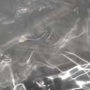 Klmnop Clear Round Fitted Vinyl Tablecloth, Fits 48 Inch Round Table, Elastic Edged Plastic Tablecloth, Waterproof Oil-Proof Table Cover(Clear)