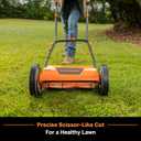 LawnMaster LMRM1401 Push Reel Lawn Mower 14-Inch 5-Blade