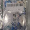 Xuejiaku Decorative Light Switch Cover Blue Rose White Flowers Rustic Floral 1 Gang Wall Plate Oversized Single Toggle Wall Cover Jumbo Electrical Switchplate Face