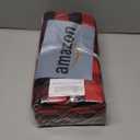 Cotton Clinic Set of 12 Cloth Napkins Gingham Check 100% Cotton 20x20 inches - Soft Durable Washable - Ideal for Events Wedding Christmas Easter - Perfect Everyday Use Table Dinner Napkins Red Black