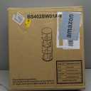 MXV Rotating Bookshelf, 360 Display 4 Tier, Small Bookshelf for Small Space, Floor Standing Bookcase Storage Rack, Wood Narrow Book Shelf Organizer for Bedroom, Living Room, Wood (White 1)