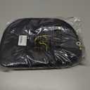 Initial Travel Toiletry Bag, Personalized Cosmetic Bags Birthday Gifts for Women, Makeup Bag Organizer with Handle, Travel Bag for Toiletries with Brush Holder (S, Black)