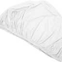 ABOOFAN Solid Color Milk Silk Sofa Cover Elastic Half-Fitted Sofa Cushion Cover for Living Room Home Decor Polyester Material for Modern Interiors (White)