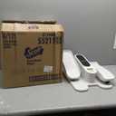 Under Desk Elliptical Machine That Plugs in Electrical Outlet, 12-Speed Bidirectional Leg Exerciser While Sitting for Seniors, Quiet Foot Pedal Exercise Machine with LCD Monitor & Remote Control