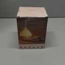 SALKING Essential Oil Diffuser, 100ml Small Aromatherapy Diffuser with Auto Shut-Off Function, Ultrasonic Diffusers for Essential Oils, Cool Mist Humidifier with Warm White Lights, for Office Home (White + Wooden Grain)