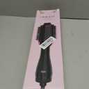 Hair Dryer Brush Blow Dryer Brush in One, Upgraded 4 in 1 Hair Dryer and Styler Volumizer with Negative Ion Anti-frizz Ceramic Titanium Barrel Hot Air Hair Straightener Brush