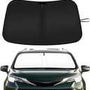 Car Windshield Sun Shade Compatible with 2021 2022 2023 2024 2025 2026 Toyota Sienna Accessories Sunshade Custom Foldable Windshield Sun Visor Protector Blocks UV Rays Keep Your Car Cooler