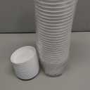 28 Pack 4 inch Small Plant Pots, Plastic Planters with Drainage Holes and Saucers for Flowers Plants, Succulents, Seed Starting Pots, White