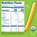 Earth's Best Organic Baby Food, Dissolvable Teething Snack for Babies 6 Months and Older, Garden Veggie Crunchy Sticks, .56 oz Pack (Pack of 5) (EXP 01/01/27)