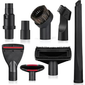 Sealegend 8PCS Vacuum Attachments Accessories for Shark Replacement Parts Crevice Tool, Dust Brushes & Vacuum Hose Adapters Compatible with Shark NV360 NV350 NV500 & Rocket HV301 Series