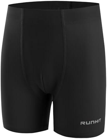Runhit Boys Swim Jammers Square Leg Youth Competitive Swim Racing Team Swimsuits Athletic Quick Dry Swimming Shorts UPF 50+ XL