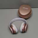 ZIHNIC Bluetooth Headphones Over-Ear, Foldable Wireless and Wired Stereo Headset Micro SD/TF, FM for Cell Phone,PC,Soft Earmuffs &Light Weight for Prolonged Wearing(Rose Gold)