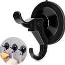 ANDGOO Suction Cup Hooks, 30 Pack Strong Vacuum Suction Cup for Shower, Removable Wall Suction Cup Hangers for Bathroom, Kitchen Waterproof Suction Holder for Window Glass, Door, Black 