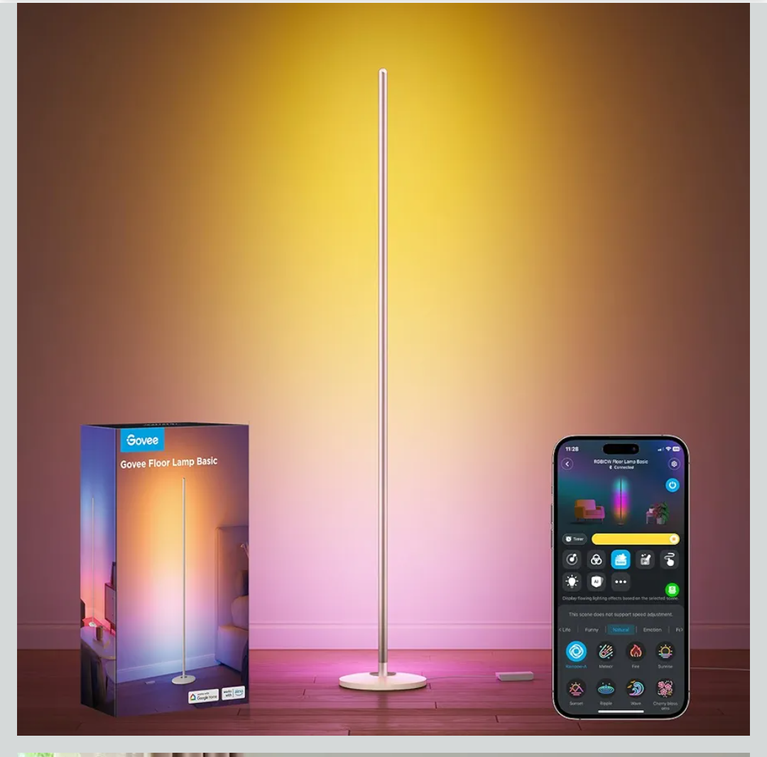 Floor Lamp Basic, LED Corner Lamp Works with Alexa, 1000lm Modern Floor Lamp with Music Sync and 16 Million DIY Colors, Color Changing Standing Lamp for Bedroom Living Room Floor Lamp Basic, LED Corner Lamp Works with Alexa, 1000lm Modern Floor Lamp with Music Sync and 16 Million DIY Colors, Color Changing Standing Lamp for Bedroom Living Room