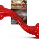 SPOT Play Strong S Bone - Durable TPR, Long Lasting Dog Chew for Aggressive Chewers, Hollow Center to Hide Treats, Virtually Indestructible Toy for Large Dogs & Puppies up to 90lbs - 12 inch