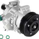 Air Conditioning Compressor & A/C Clutch for Scion xD 1.8L 2008-2014, for Toyota Corolla 1.8L 2009-2010, for Toyota Matrix 1.8L 2009-2010, 1011210 1111210 1211210 639338 4710608